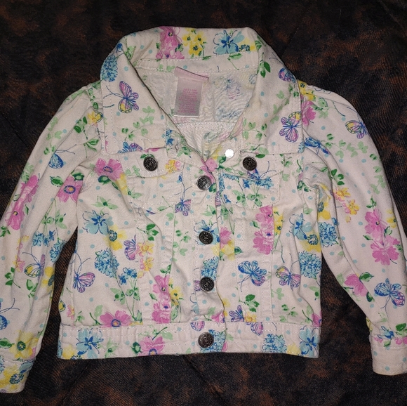 White Denim Baby Jacket 24m - Picture 3 of 3